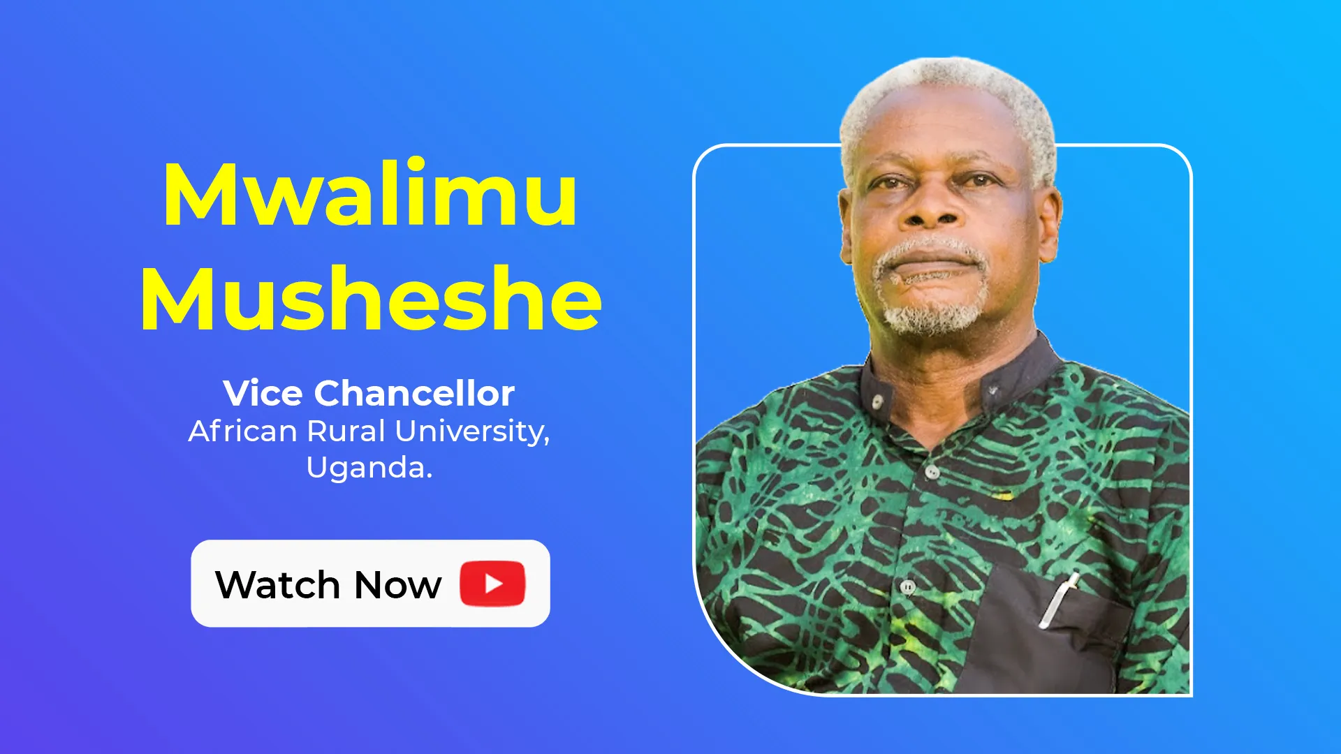LEAP 2025 Nominee - Mwalimu Musheshe